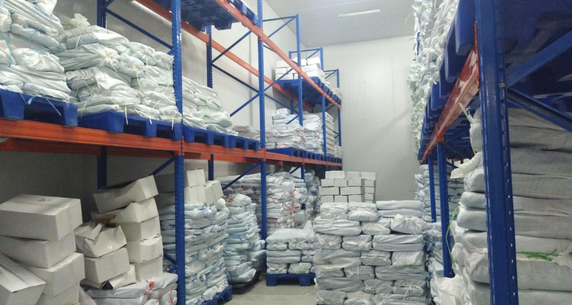 Chambre de stockage produit fini 270 TN - Stockage