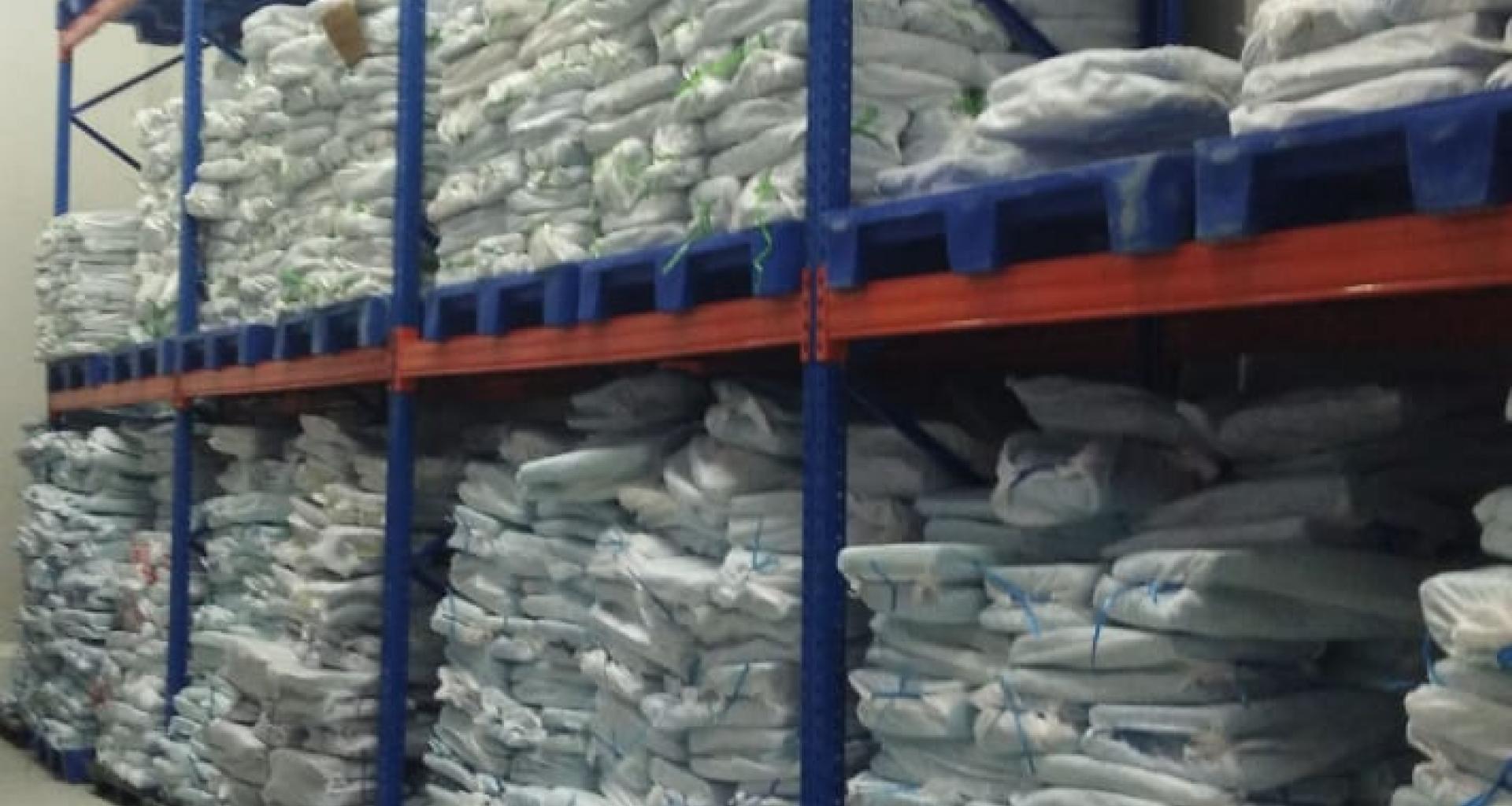 Chambre de stockage produit fini 270 TN - Stockage
